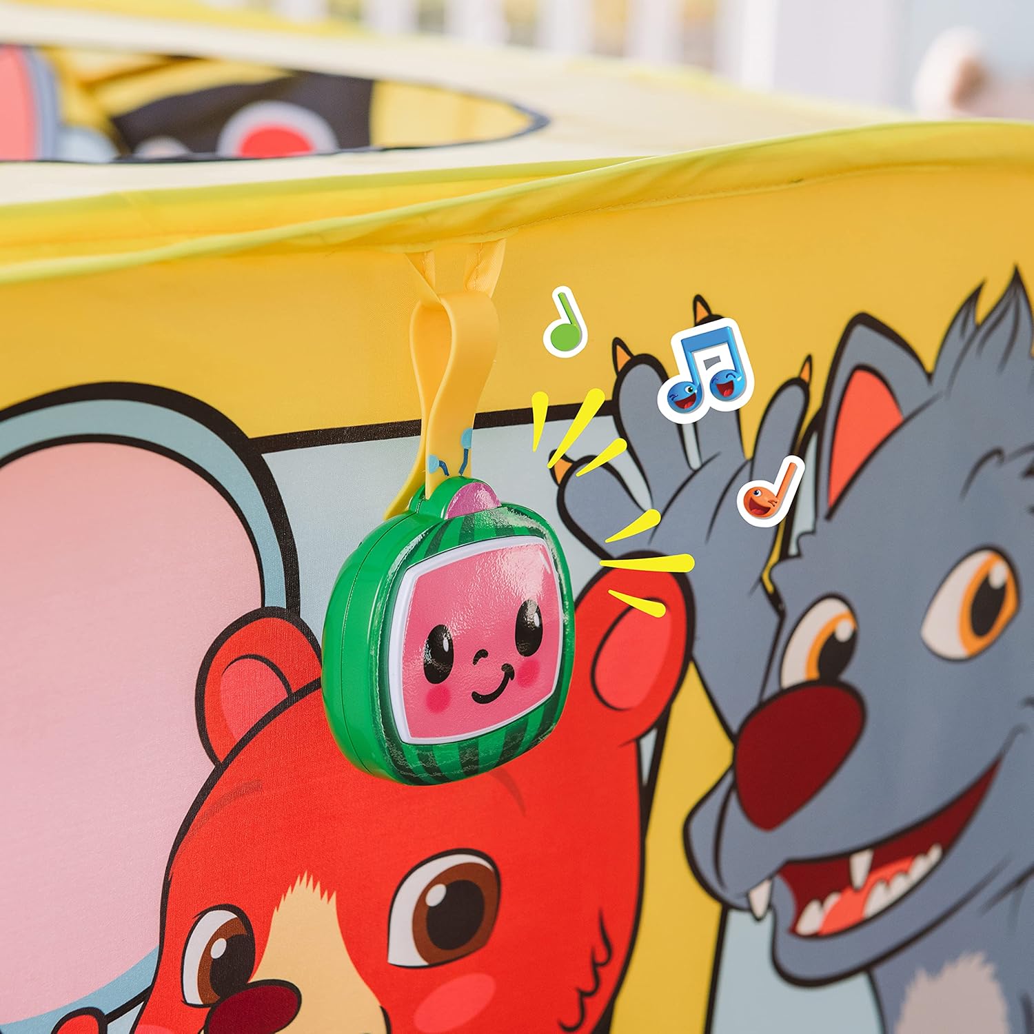 Cocomelon Musical Yellow School Bus Pop Up Tent for Kids 3