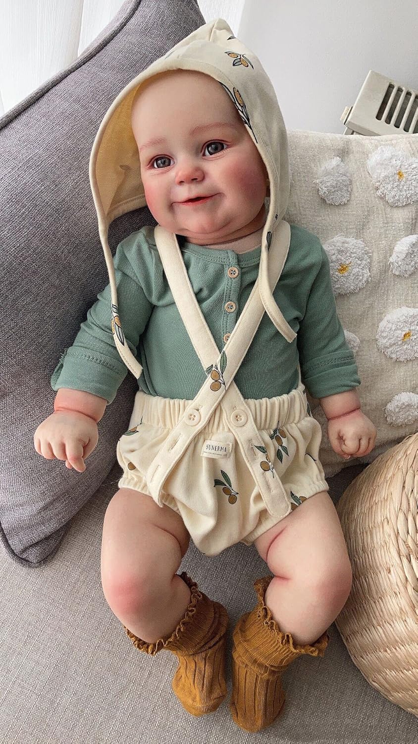 50CM Soft Reborn Toddler Girl Doll with Clothes and Accessories