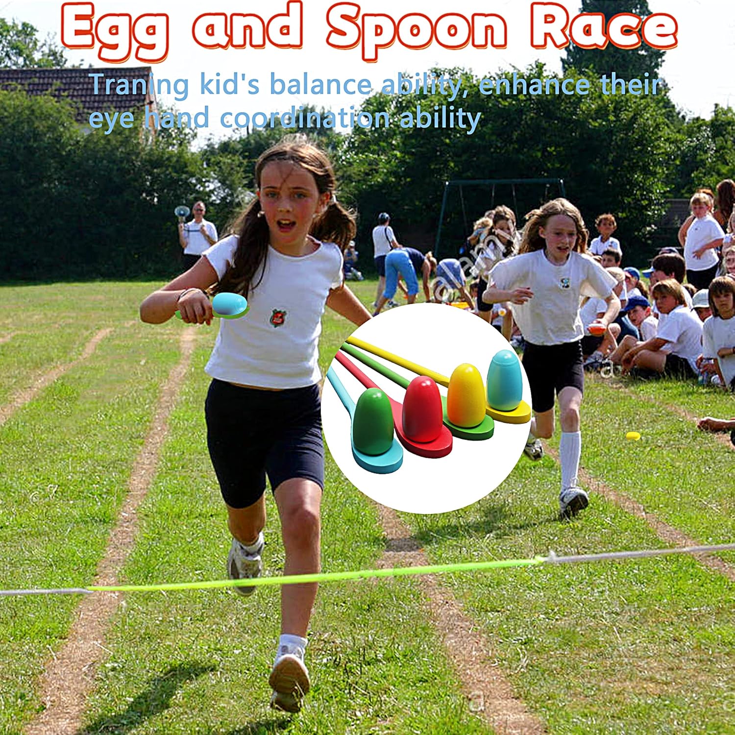 28PCS Potato Sack Race Bags with Gold Medals and Whistles