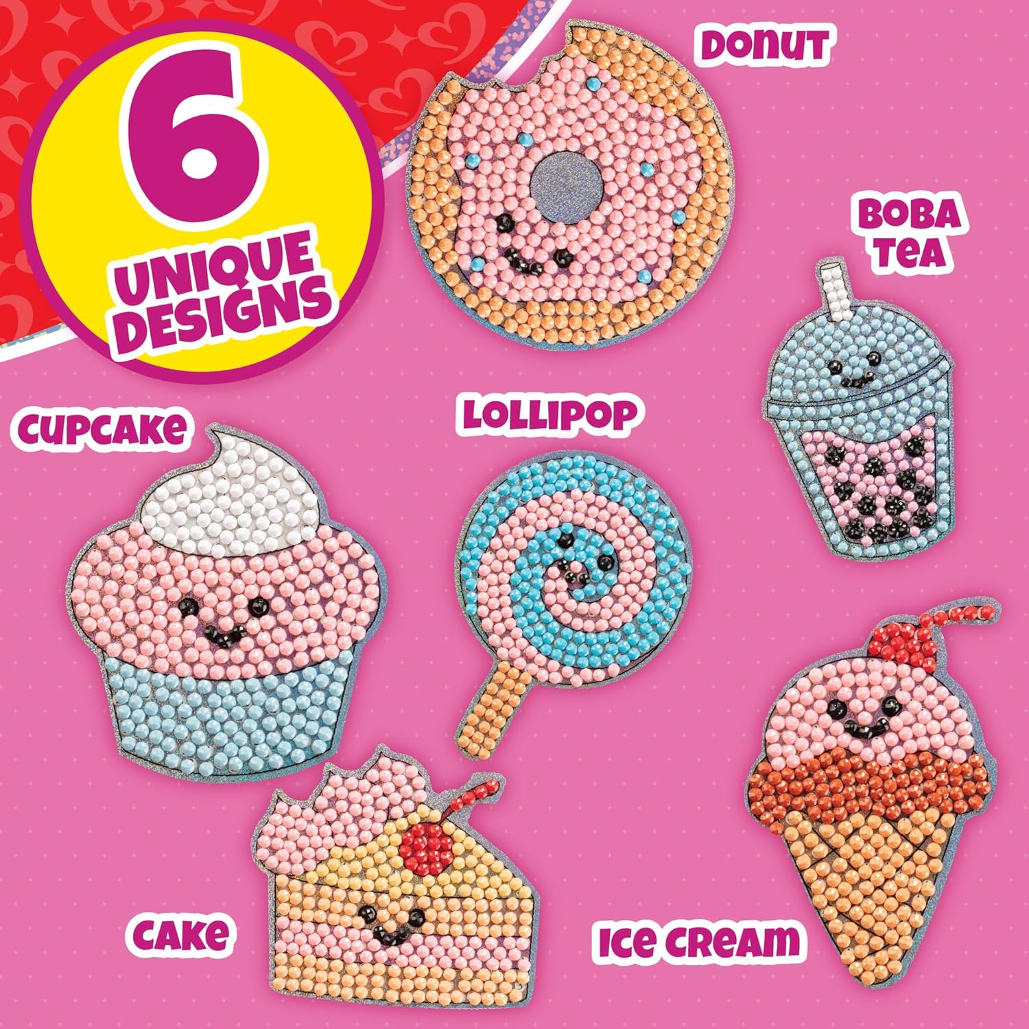 Sweet Treats Diamond Painting Kits 24ct - Kids Party Favors