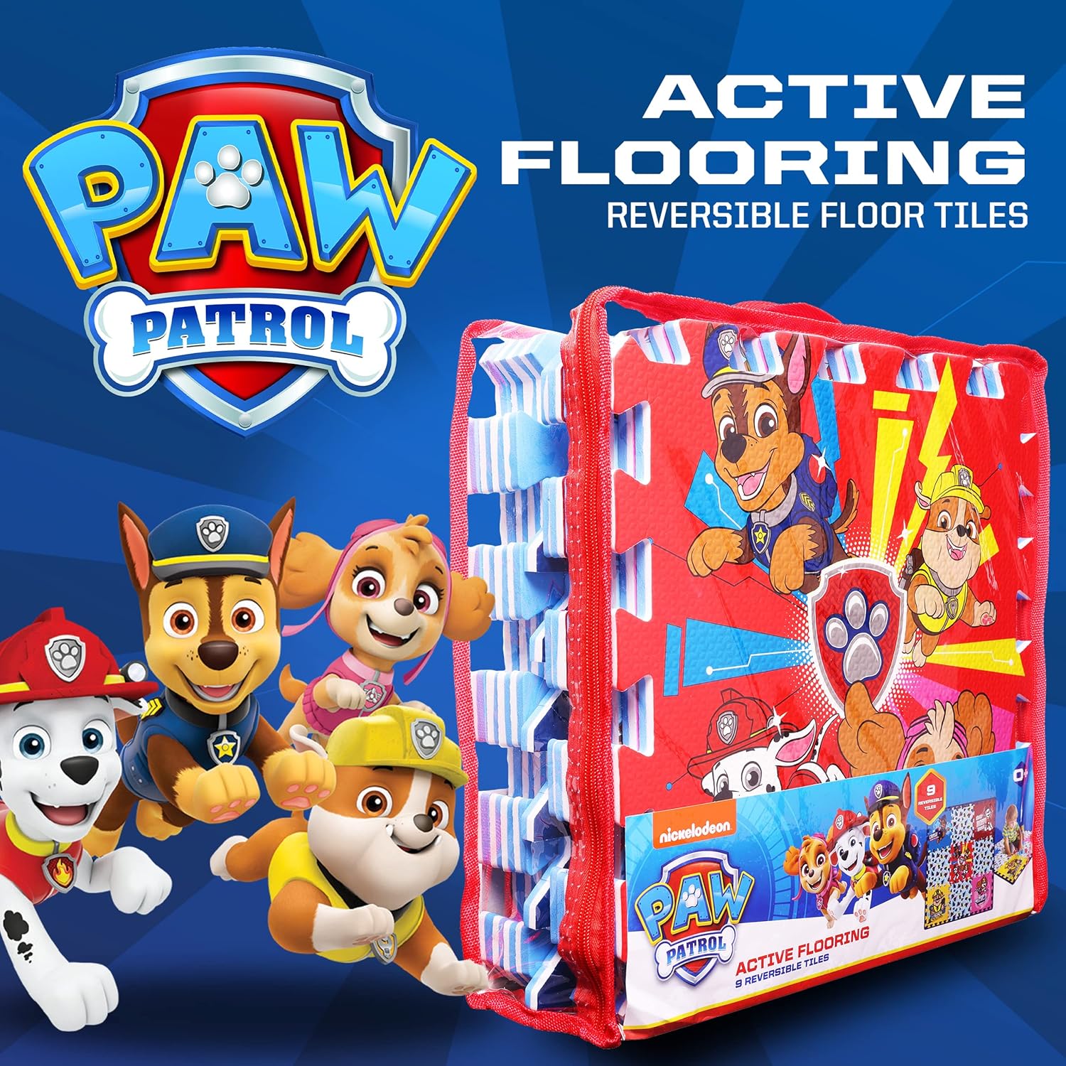 Capelli Sport PAW Patrol Foam Play Mat 9 Tiles