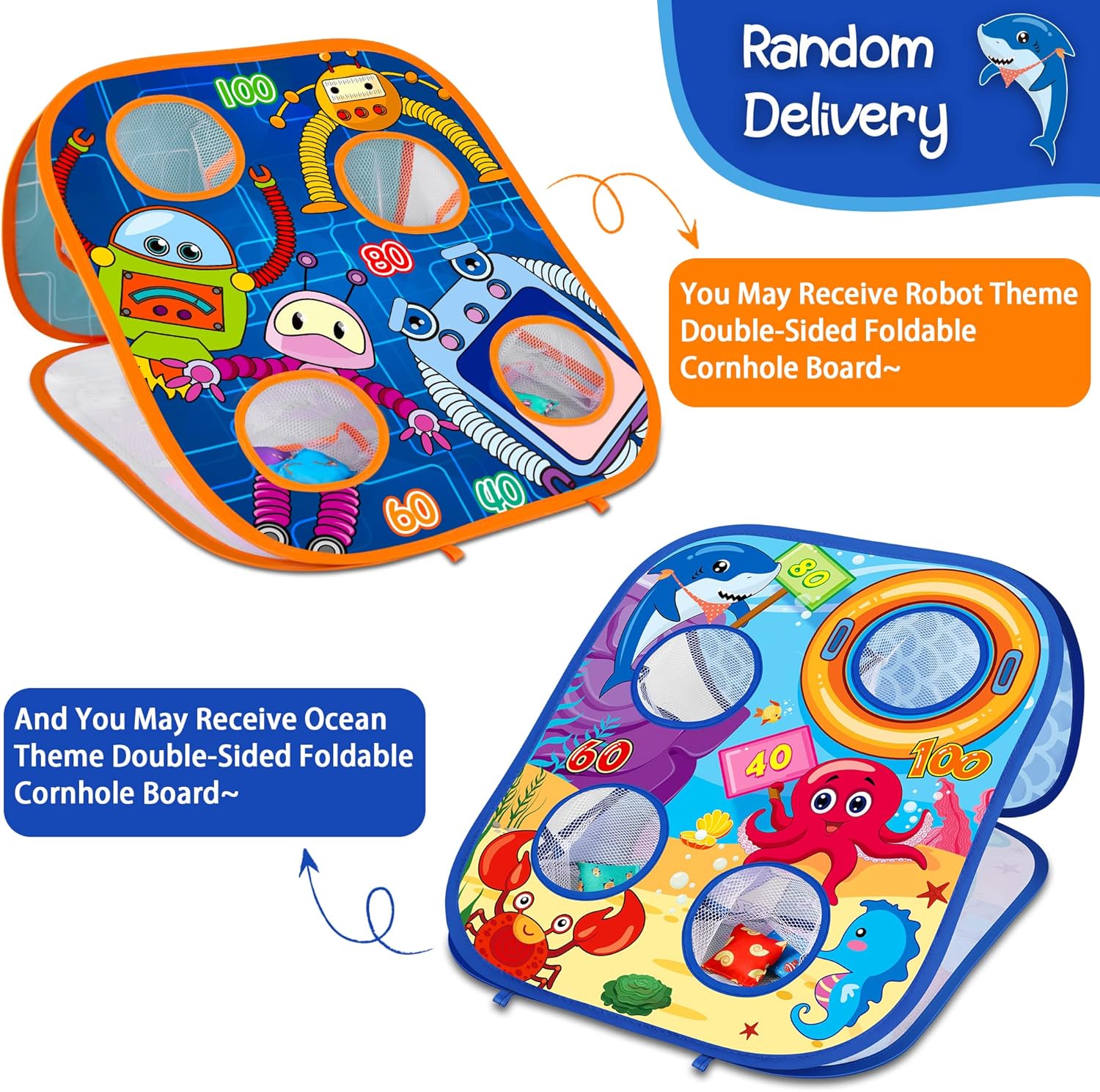 Animal Bean Bag Toss Game Set Outdoor Family Party Toy