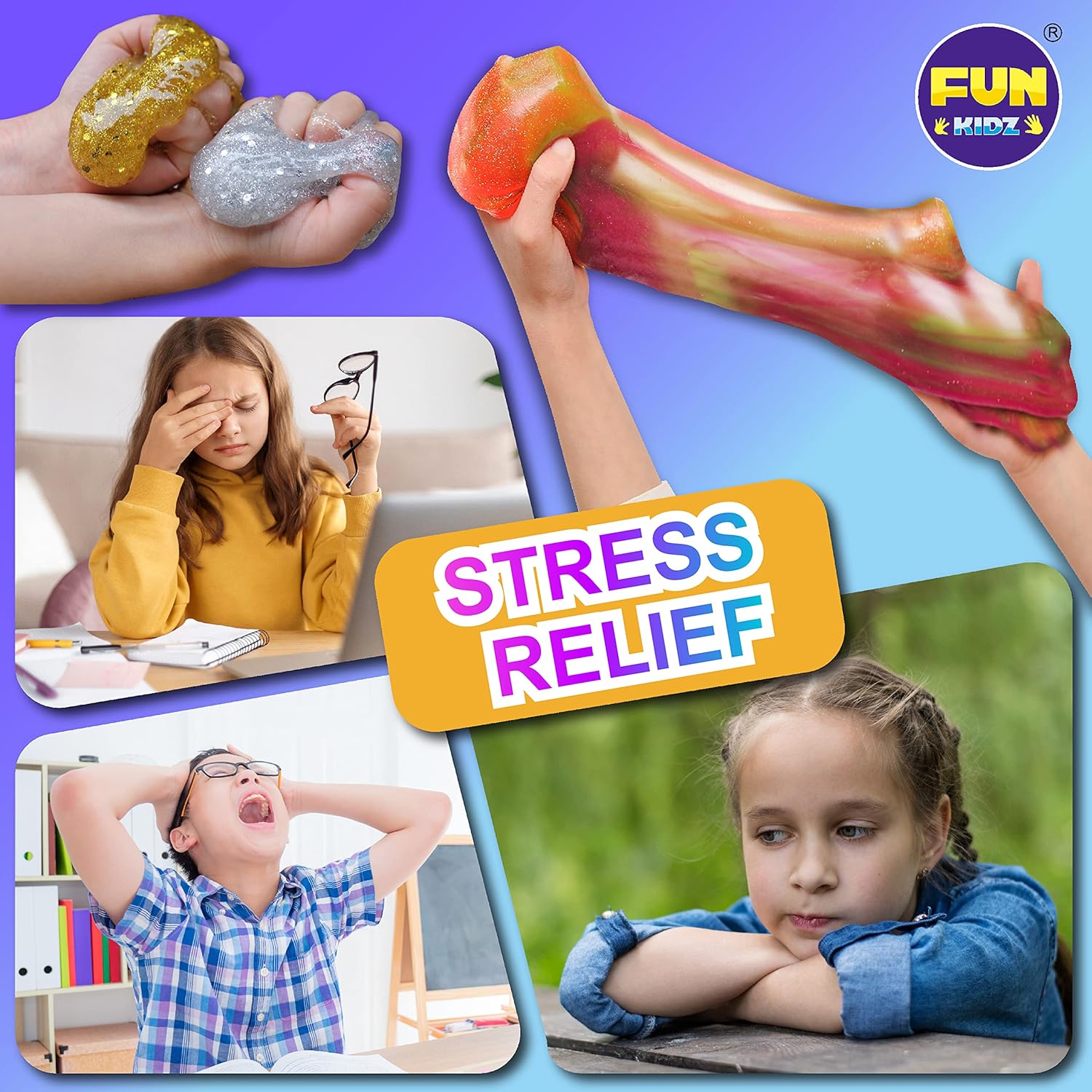 FunKidz 33 Cups Jumbo Slime Kit for Kids
