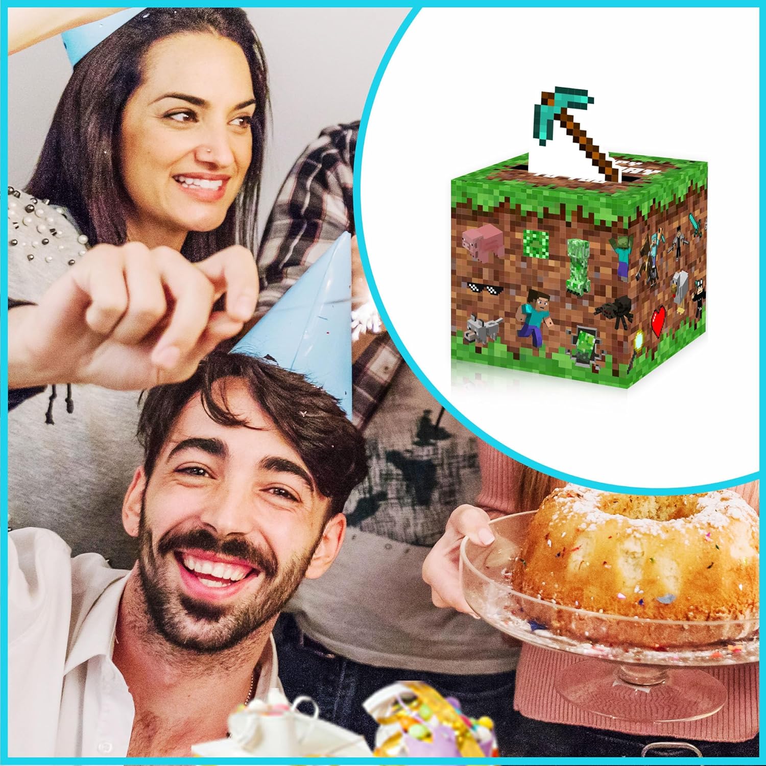 Surprise Money Box Gift Set - 100Pcs Transparent Bags for Birthday Cash Gifts